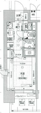 プレサンス難波元町の間取り画像