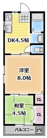 ハイツなごみの間取り画像