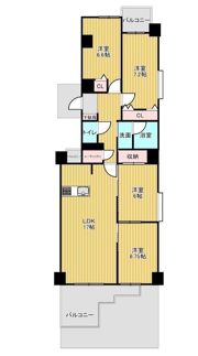 シャルマンコーポ比叡の間取り画像