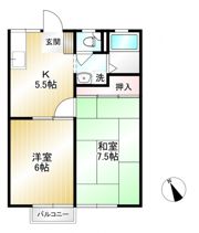 セトハイツの間取り画像