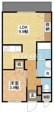 ラビリンス貝津の間取り画像