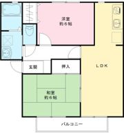サンビレッジ東台 Bの間取り画像