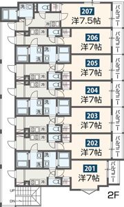 MELDIA長沼Ⅱの間取り画像