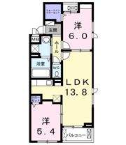 アベニール蕨の間取り画像