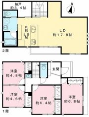 奥沢2丁目貸家の間取り画像