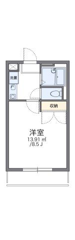 レオパレスMilky Wayの間取り画像