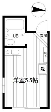 ベルブランⅡの間取り画像