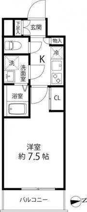蓮根レジデンスの間取り画像