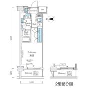 ウエリスアーバン中野坂上の間取り画像