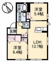 PLACIDO C棟の間取り画像