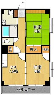 GRAND-RESIDE・QUEENSの間取り画像