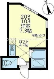 ユナイト堀の内ボナフェスタオペラの間取り画像