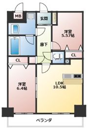 東明マンション壱番館の間取り画像
