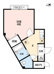 カーサ リビヴェーレの間取り画像