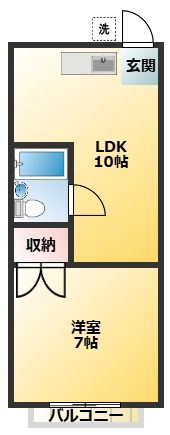 エレガンス三宿の間取り画像