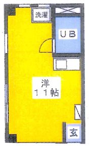 八王子アローハイツの間取り画像