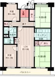 入船東エステートの間取り画像