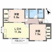 ファミールアルファA棟の間取り画像