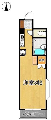 ル・メイヤー折尾の間取り画像