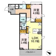 AROMAⅢの間取り画像