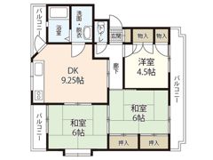 ウエストコート1の間取り画像