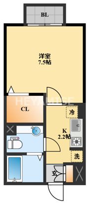 ボヌール三城の間取り画像