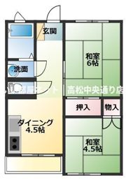 コーポオノの間取り画像