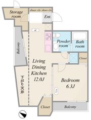 シティ麻布の間取り画像