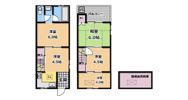 DIY可能！南寺方中通1戸建の間取り画像