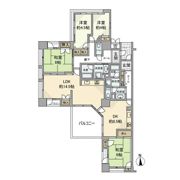 ビュータワーズ向陽台3号棟の間取り画像
