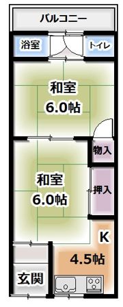 田原春文化の間取り画像