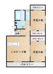 レジェン清水壱号館の間取り画像