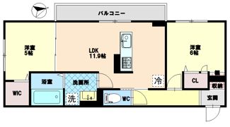 エムフルージュの間取り画像
