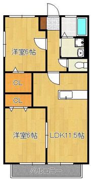 ビューテラスの間取り画像