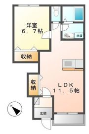 ラ・ファミールの間取り画像