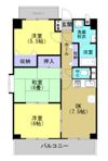 こうかマンションの間取り画像
