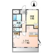 ジェミニ白銀 Bの間取り画像