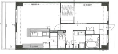 ソシエ北大阪壱期棟の間取り画像