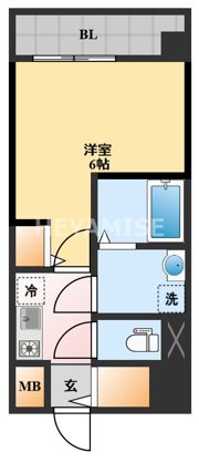 MODERN PALAZZO東本町の間取り画像