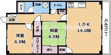 エリセオびわ湖の間取り画像