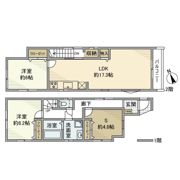 西大井戸建の間取り画像