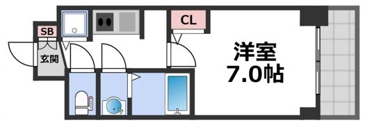 S-RESIDENCE都島の間取り画像