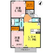 アムール21 Eの間取り画像