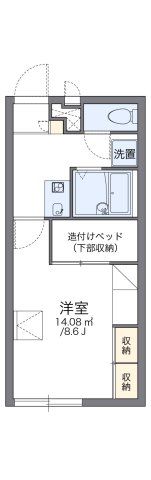 レオパレスぴゅあの間取り画像