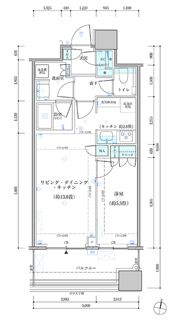 パークタワー勝どき サウス棟の間取り画像