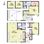つくば市中野貸戸建の間取り画像