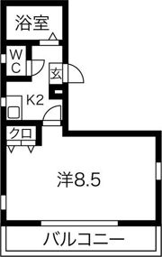 ベルクレスト八事の間取り画像