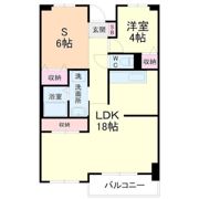 パークビュー四ツ池の間取り画像