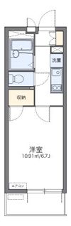 レオパレスTF oneの間取り画像