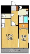オアシス守恒の間取り画像